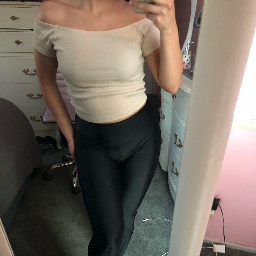 off the shoulder crop top